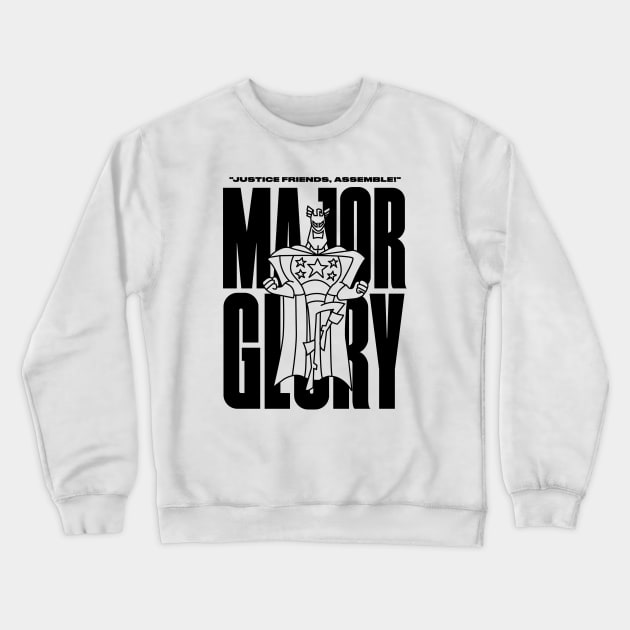 Dexters Laboratory - Major Glory Crewneck Sweatshirt by Tee Cult